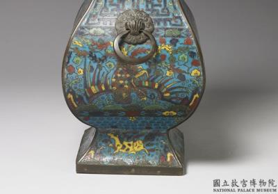 图片[2]-Fang vessel with dragon-and-phoenix decoration in cloisonne enamels, Ming dynasty (1368-1644)-China Archive